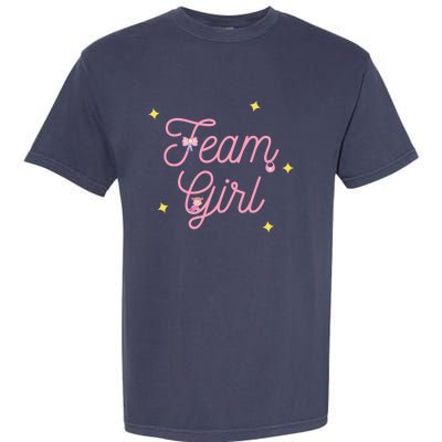 Team Girl Gender Reveal Party Team Pink Baby Announcement Garment-Dyed Heavyweight T-Shirt