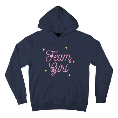 Team Girl Gender Reveal Party Team Pink Baby Announcement Tall Hoodie