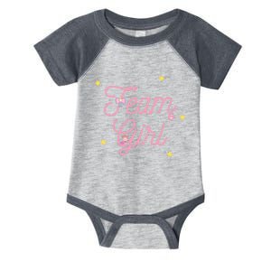 Team Girl Gender Reveal Party Team Pink Baby Announcement Infant Baby Jersey Bodysuit