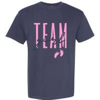 Team Girl Gender Reveal Party Team Pink Baby Announcement Garment-Dyed Heavyweight T-Shirt