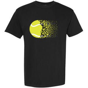 Tennis Graphic Girls Tennis Heart Love Tennis Player Garment-Dyed Heavyweight T-Shirt