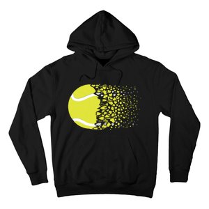 Tennis Graphic Girls Tennis Heart Love Tennis Player Hoodie