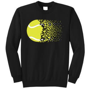 Tennis Graphic Girls Tennis Heart Love Tennis Player Sweatshirt