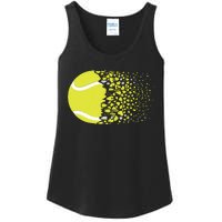 Tennis Graphic Girls Tennis Heart Love Tennis Player Ladies Essential Tank