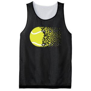 Tennis Graphic Girls Tennis Heart Love Tennis Player Mesh Reversible Basketball Jersey Tank