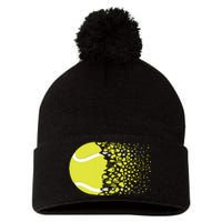 Tennis Graphic Girls Tennis Heart Love Tennis Player Pom Pom 12in Knit Beanie