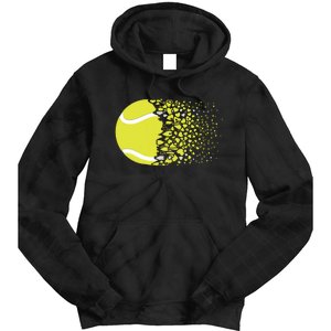 Tennis Graphic Girls Tennis Heart Love Tennis Player Tie Dye Hoodie