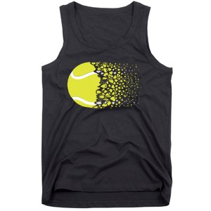 Tennis Graphic Girls Tennis Heart Love Tennis Player Tank Top