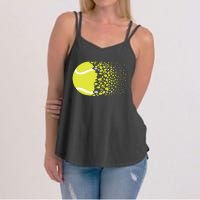 Tennis Graphic Girls Tennis Heart Love Tennis Player Women's Strappy Tank