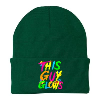 This Guy Glows Cute Party Team Knit Cap Winter Beanie