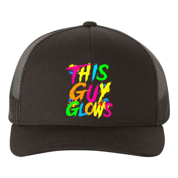 This Guy Glows Cute Party Team Yupoong Adult 5-Panel Trucker Hat