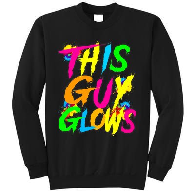 This Guy Glows Cute Party Team Sweatshirt