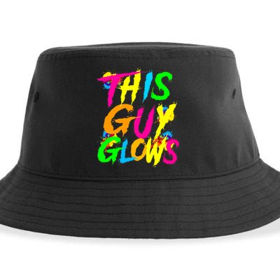 This Guy Glows Cute Party Team Sustainable Bucket Hat