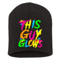 This Guy Glows Cute Party Team Short Acrylic Beanie