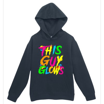 This Guy Glows Cute Party Team Urban Pullover Hoodie