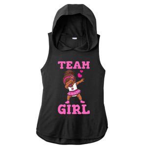 Team Girl Gender Reveal Party Team Pink Baby Announcement Ladies PosiCharge Tri-Blend Wicking Draft Hoodie Tank