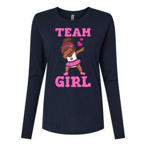 Team Girl Gender Reveal Party Team Pink Baby Announcement Womens Cotton Relaxed Long Sleeve T-Shirt