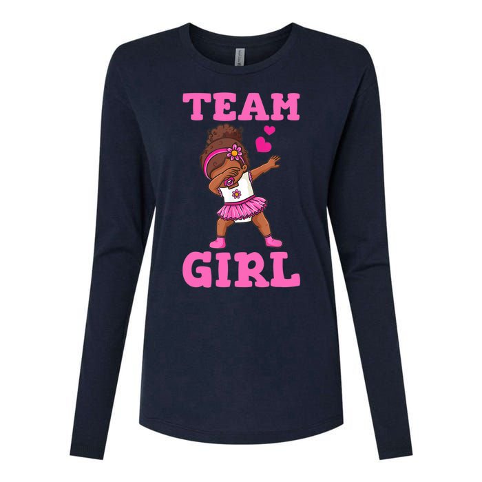 Team Girl Gender Reveal Party Team Pink Baby Announcement Womens Cotton Relaxed Long Sleeve T-Shirt