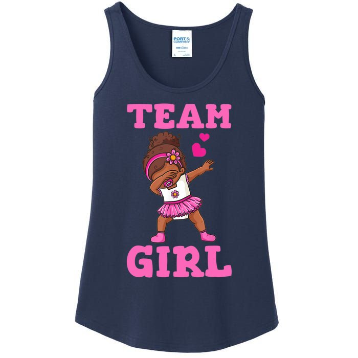 Team Girl Gender Reveal Party Team Pink Baby Announcement Ladies Essential Tank