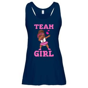 Team Girl Gender Reveal Party Team Pink Baby Announcement Ladies Essential Flowy Tank