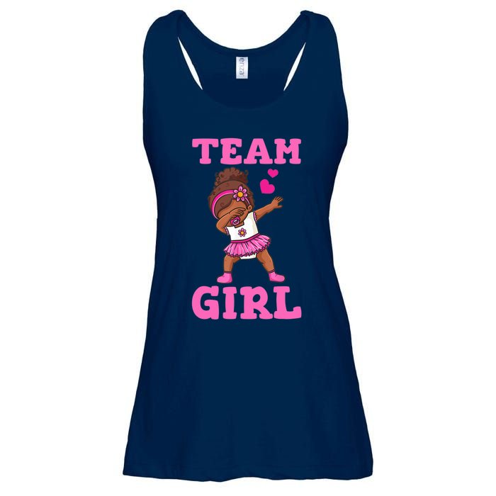 Team Girl Gender Reveal Party Team Pink Baby Announcement Ladies Essential Flowy Tank