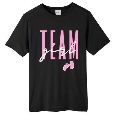 Team Girl Gender Reveal Baby Shower Pink Or Blue Tall Fusion ChromaSoft Performance T-Shirt