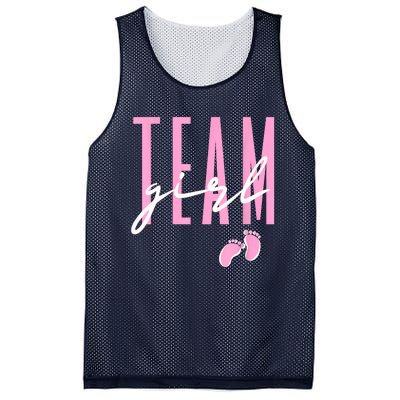 Team Girl Gender Reveal Baby Shower Pink Or Blue Mesh Reversible Basketball Jersey Tank