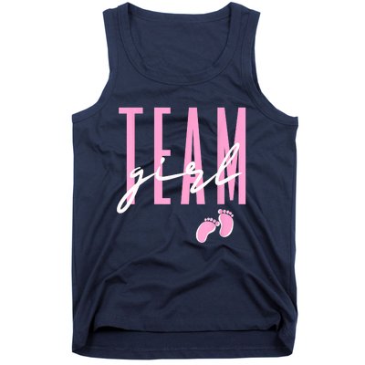 Team Girl Gender Reveal Baby Shower Pink Or Blue Tank Top