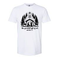 The Greatest Gift Of All Matthew 1:21 Christmas Softstyle CVC T-Shirt