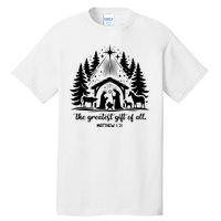 The Greatest Gift Of All Matthew 1:21 Christmas Tall T-Shirt