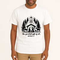 The Greatest Gift Of All Matthew 1:21 Christmas Tall T-Shirt