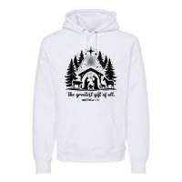 The Greatest Gift Of All Matthew 1:21 Christmas Premium Hoodie