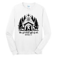 The Greatest Gift Of All Matthew 1:21 Christmas Tall Long Sleeve T-Shirt