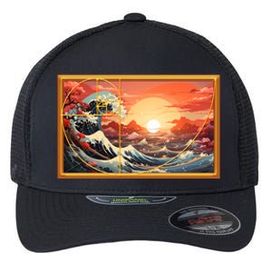 The Great Golden Ratio Wave Flexfit Unipanel Trucker Cap