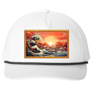 The Great Golden Ratio Wave Snapback Five-Panel Rope Hat