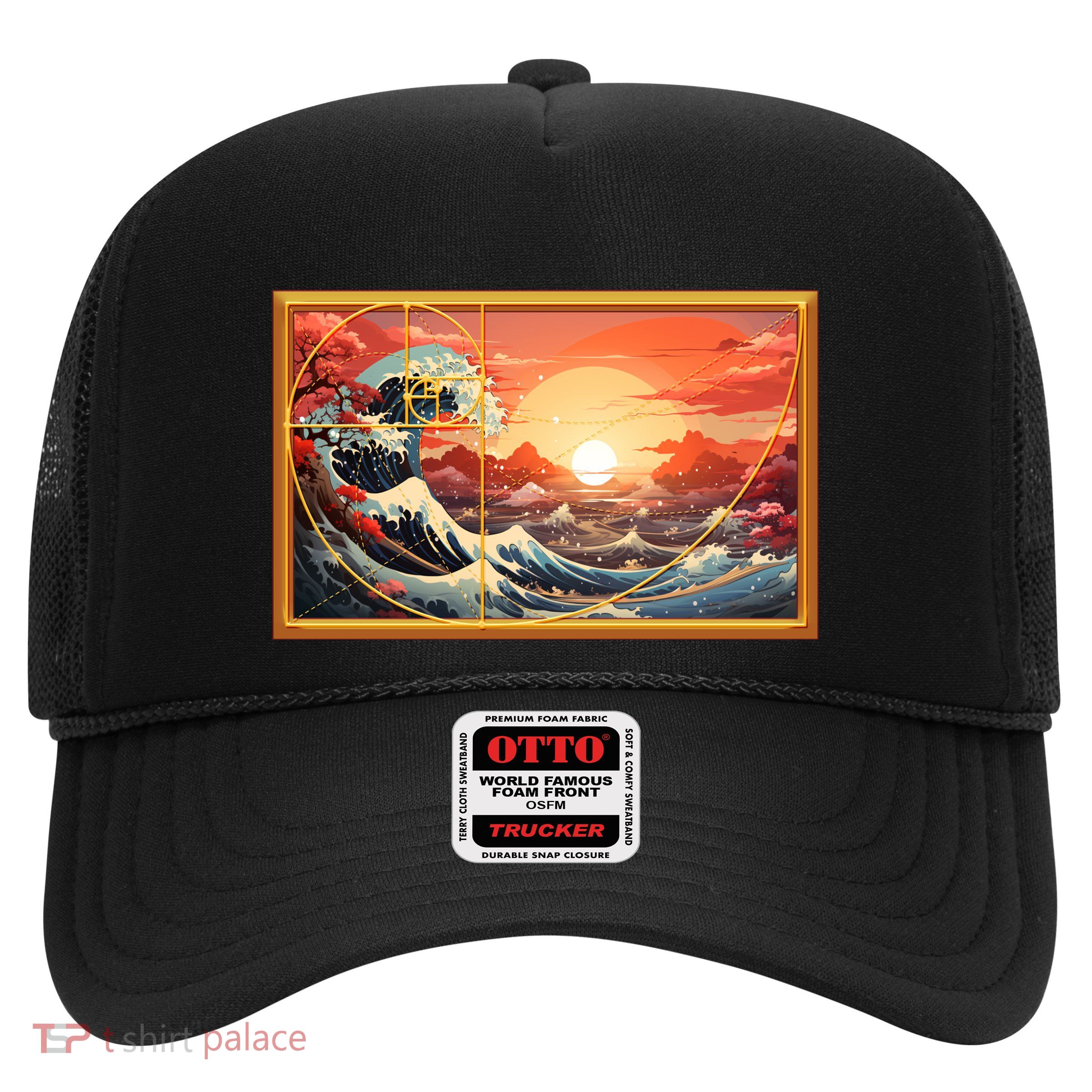The Great Golden Ratio Wave Trucker Hat