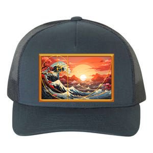 The Great Golden Ratio Wave Yupoong Adult 5-Panel Trucker Hat