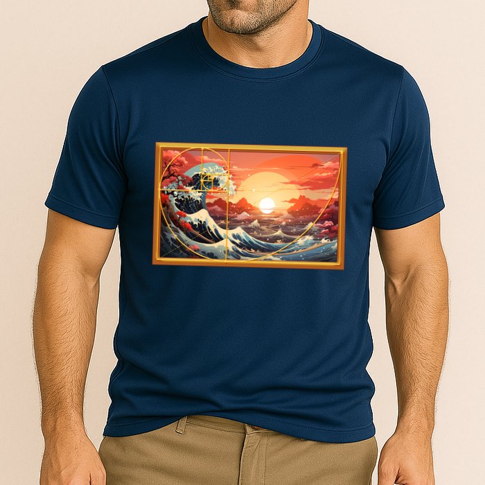 The Great Golden Ratio Wave Cooling Performance Crew T-Shirt