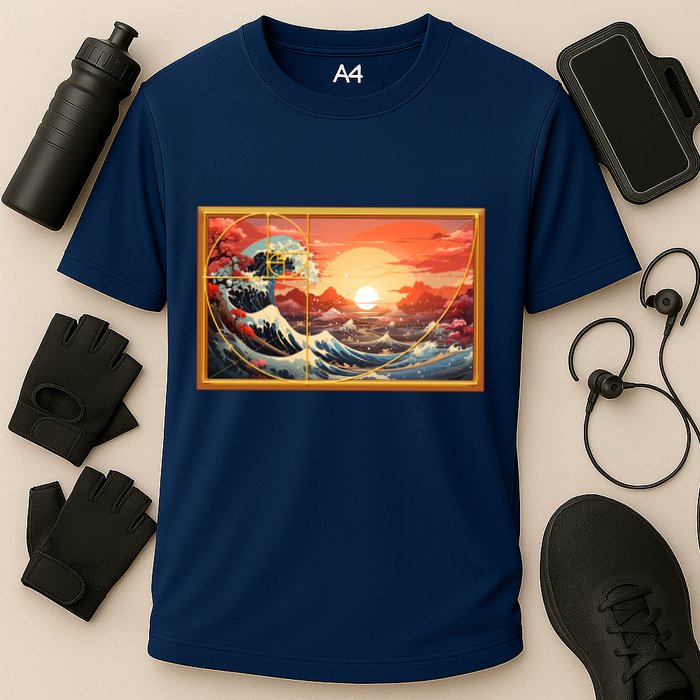 The Great Golden Ratio Wave Cooling Performance Crew T-Shirt