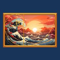 The Great Golden Ratio Wave Cooling Performance Crew T-Shirt