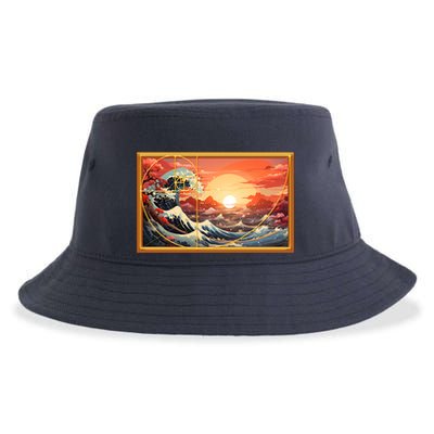 The Great Golden Ratio Wave Sustainable Bucket Hat