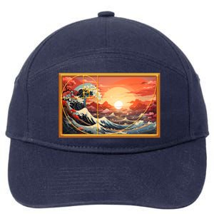 The Great Golden Ratio Wave 7-Panel Snapback Hat