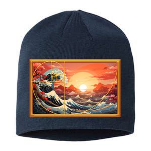 The Great Golden Ratio Wave Sustainable Beanie