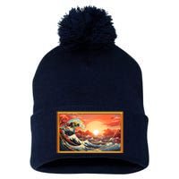 The Great Golden Ratio Wave Pom Pom 12in Knit Beanie