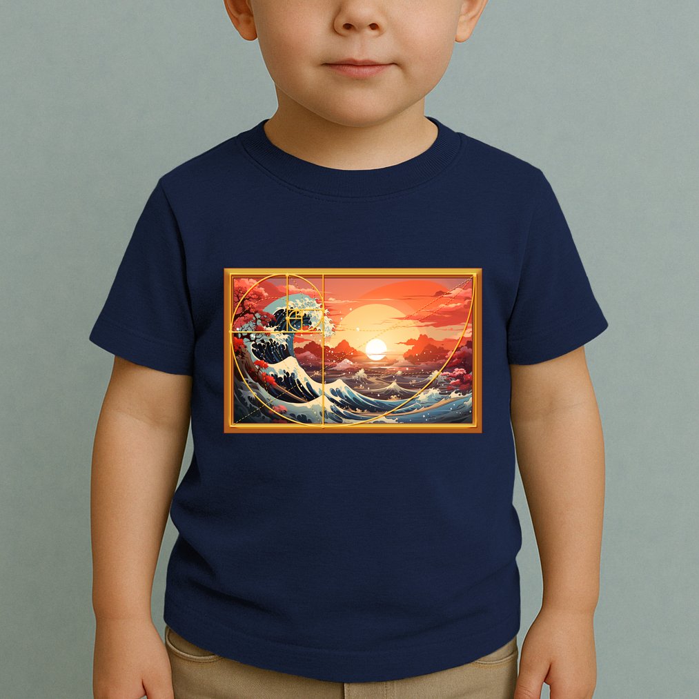 The Great Golden Ratio Wave Toddler T-Shirt
