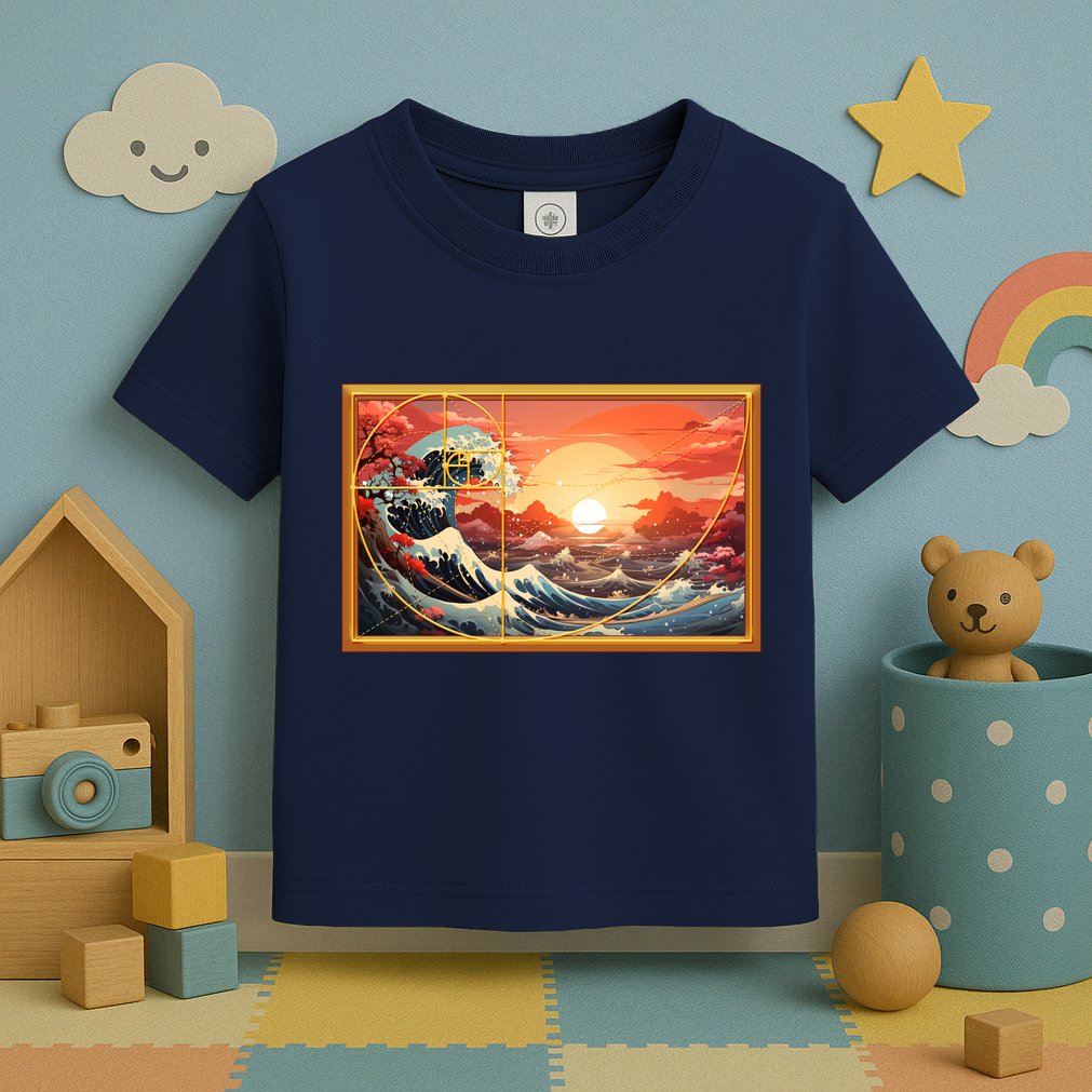 The Great Golden Ratio Wave Toddler T-Shirt