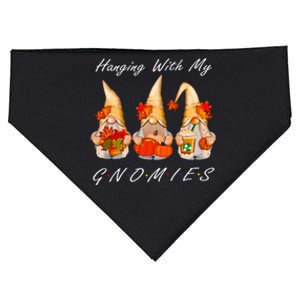 Thanksgiving Gnome Gnomies Lover USA-Made Doggie Bandana