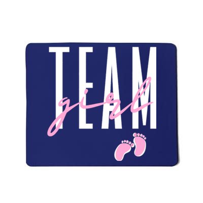 Team Girl Gender Reveal Baby Shower Pink Or Blue Mousepad