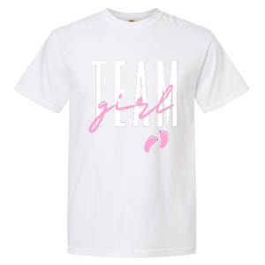 Team Girl Gender Reveal Baby Shower Pink Or Blue Garment-Dyed Heavyweight T-Shirt