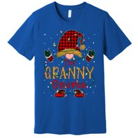 The Granny Gnome Buffalo Plaid Christmas Family Xmas Pajamas Gift Premium T-Shirt